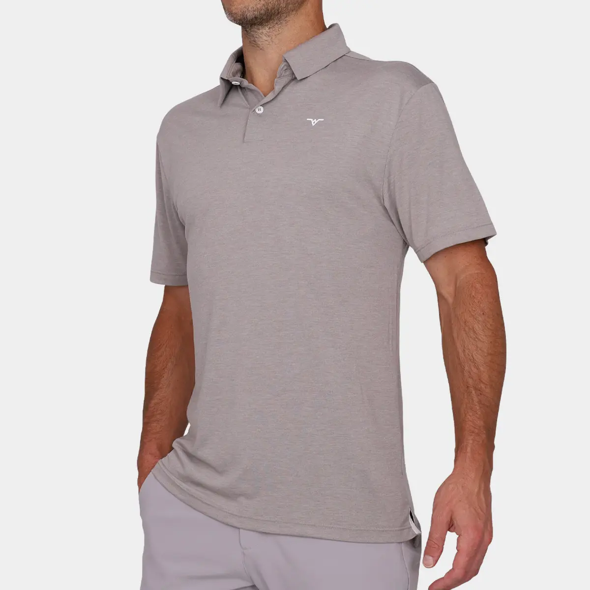 Avalon Golf Polo Shirt - Gray 02