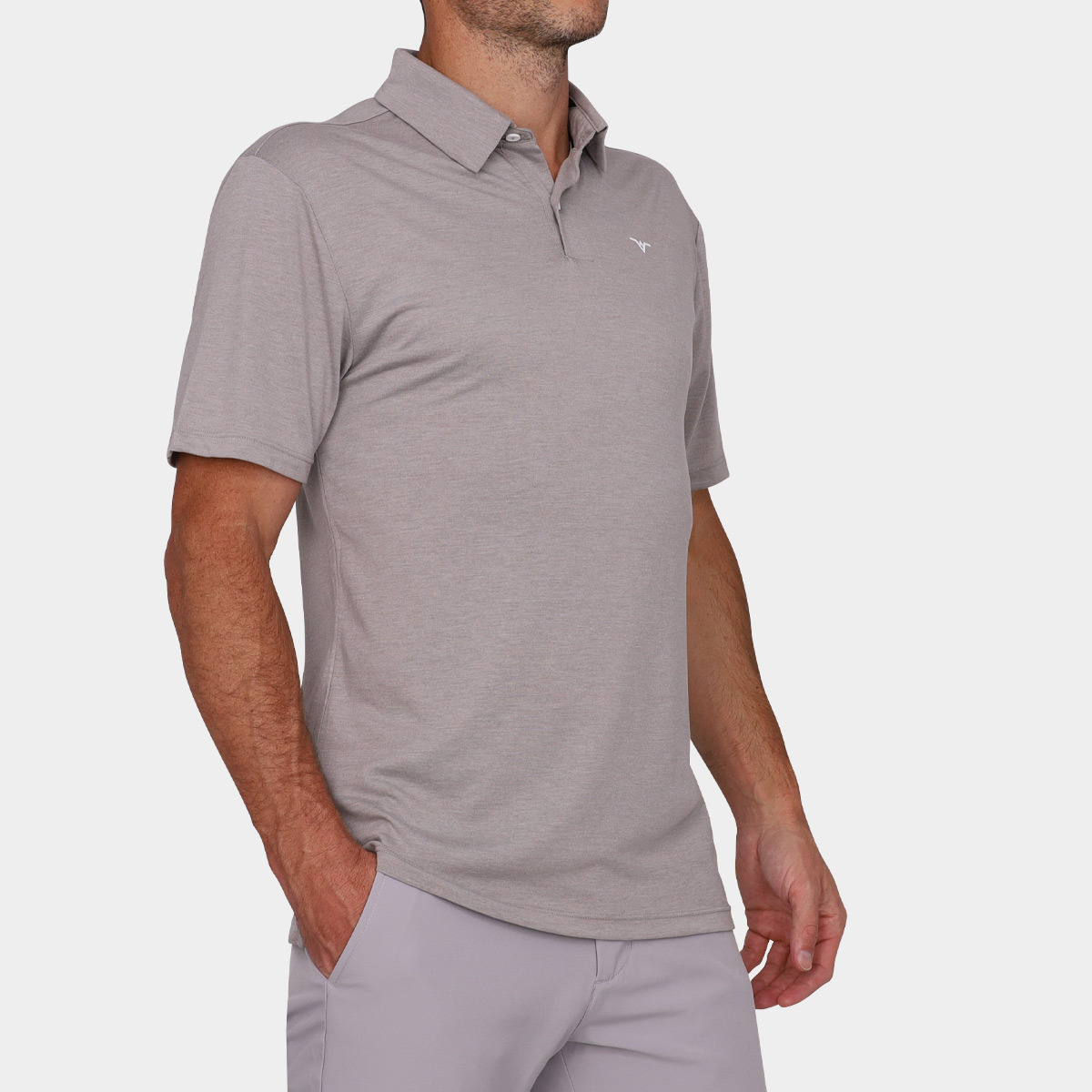 Avalon Golf Polo Shirt - Gray 03