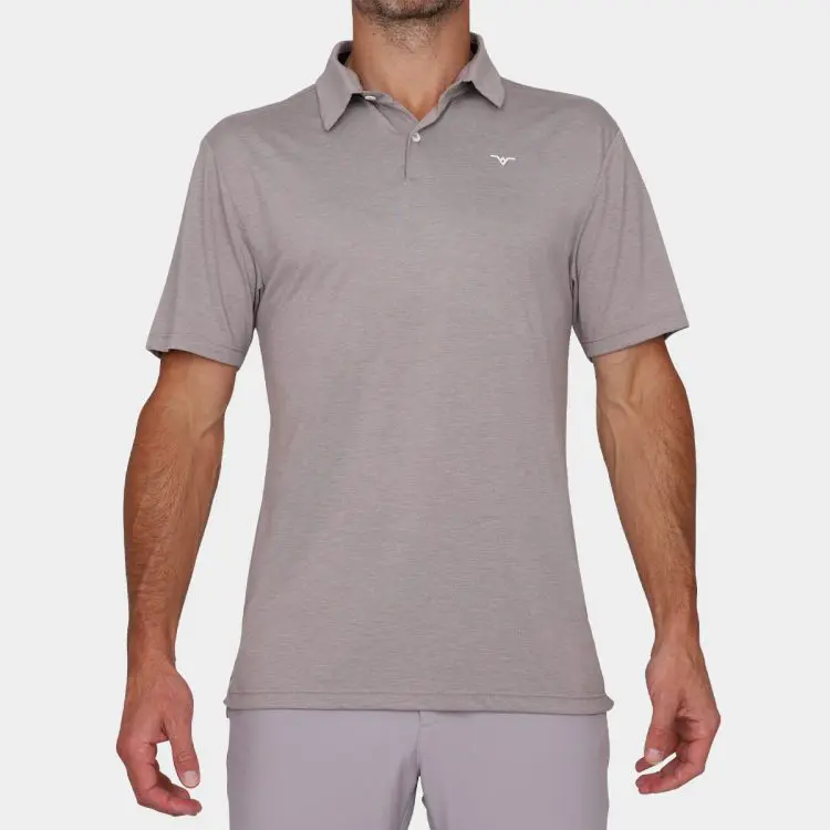 Players Mens Golf Polo - Gray | The Most Comfortable Shirt in Golf