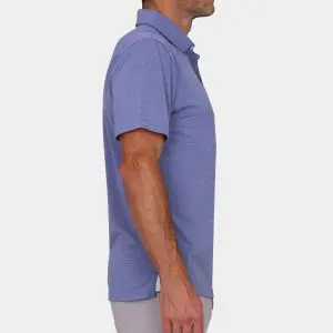 Avalon Players Mens Golf Polo: Blue 04