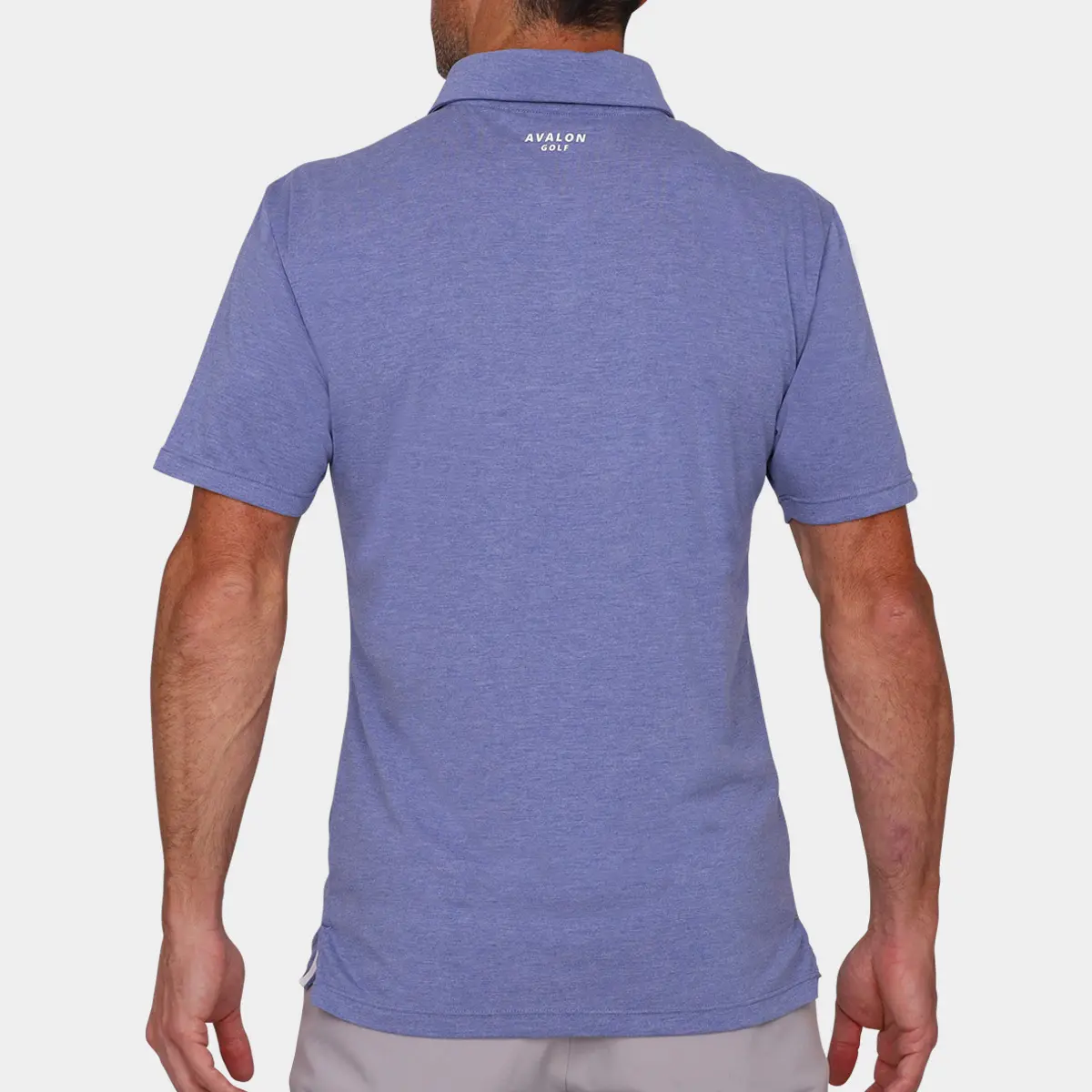 Avalon Players Mens Golf Polo: Blue 05