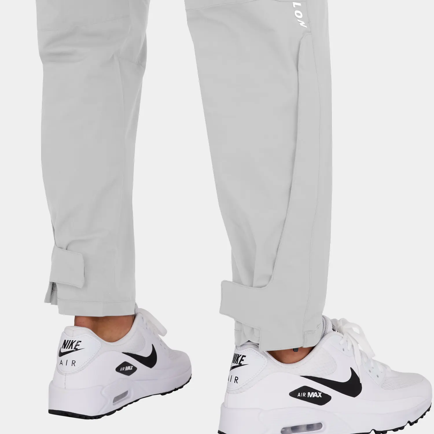 Golf Rain Pants Gray Ankle Velcro