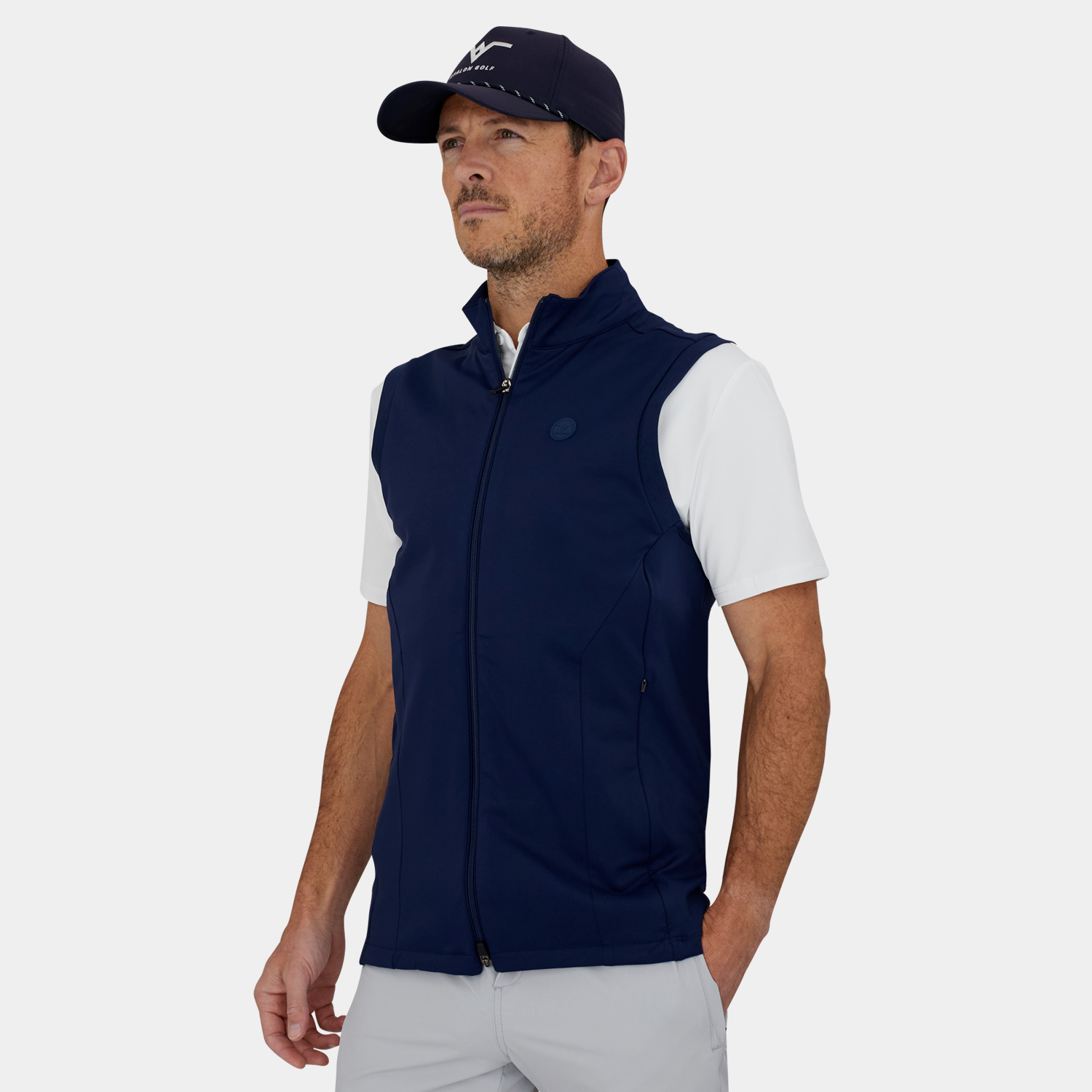 CLUBHAUS✖️NO GOLF PADDED SIBLE VEST Golf Vests Collection | Avalon Modern Luxury Golf Apparel for Men