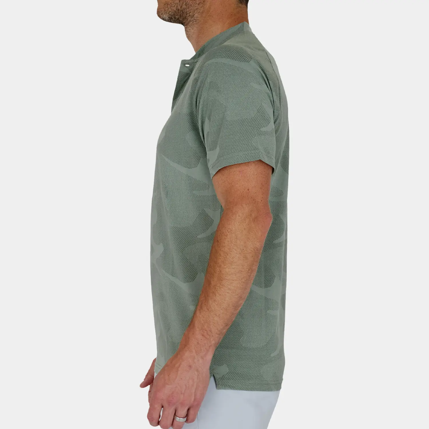 Mens Blade Golf Polo: Green - 02