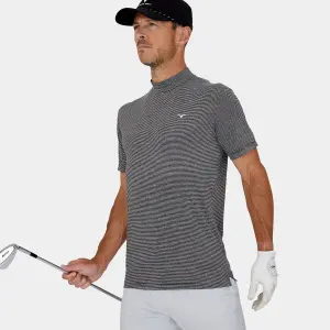 Mens Golf Shirt: Black - 04