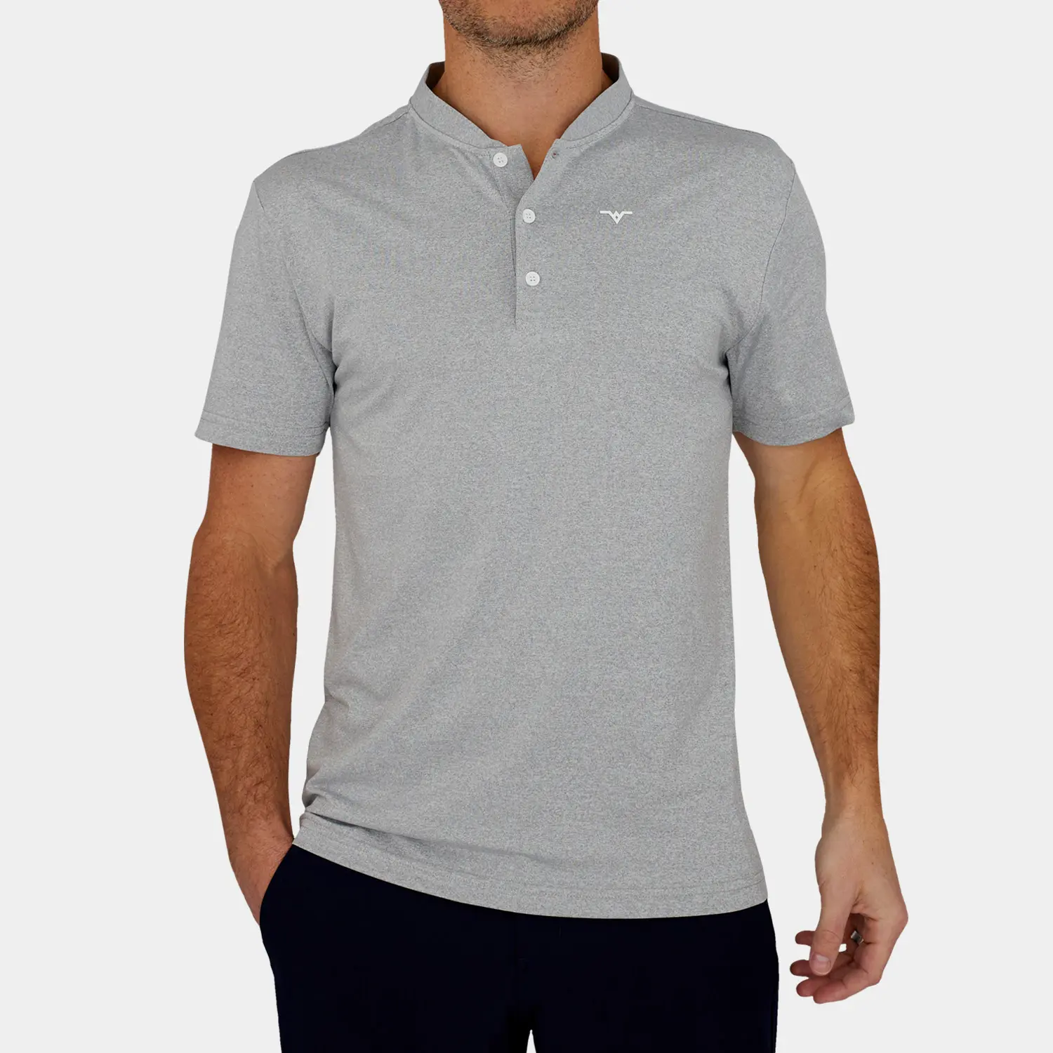 Shop the Performance Blade Collar Golf Polo: Heather Gray Shop the Performance Blade Collar Golf Polo: Heather Gray