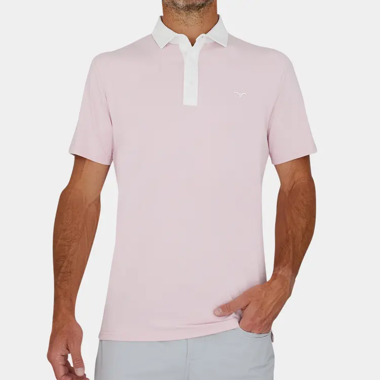 Pink Golf Shirt for Men