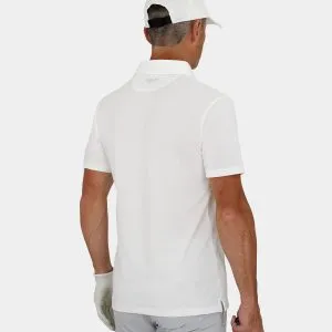 Pique Golf Polo Shirt: White - 04