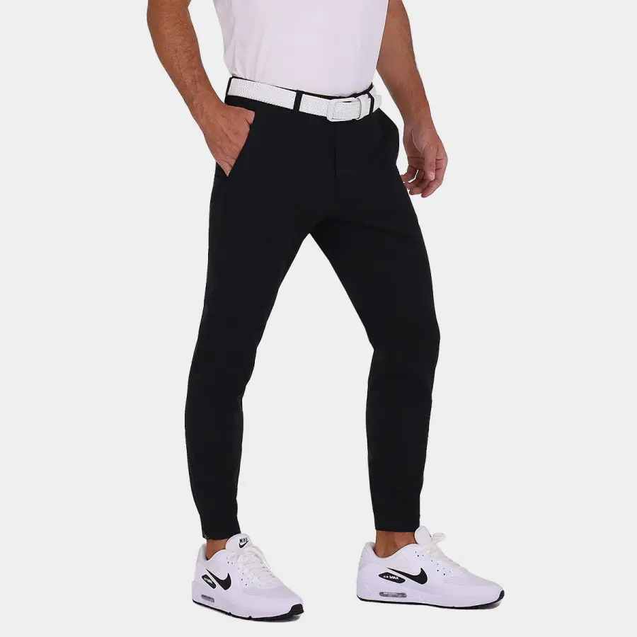 Players Jogger Golf Pants: Black 02