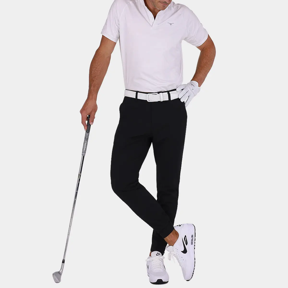 Shop Players Jogger Golf Pants: Black