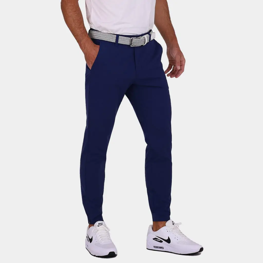Shop Avalon Players Golf Jogger Pants Navy Blue