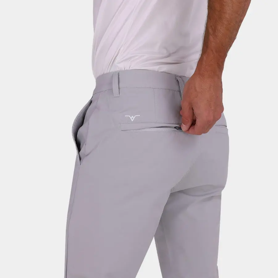 Players Men's Golf Jogger Pants: Light Gray 11
