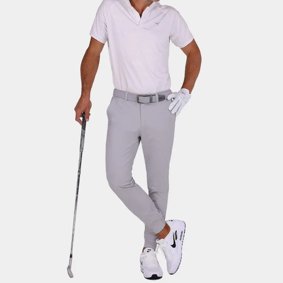 Players Men's Golf Jogger Pants: Light Gray 07