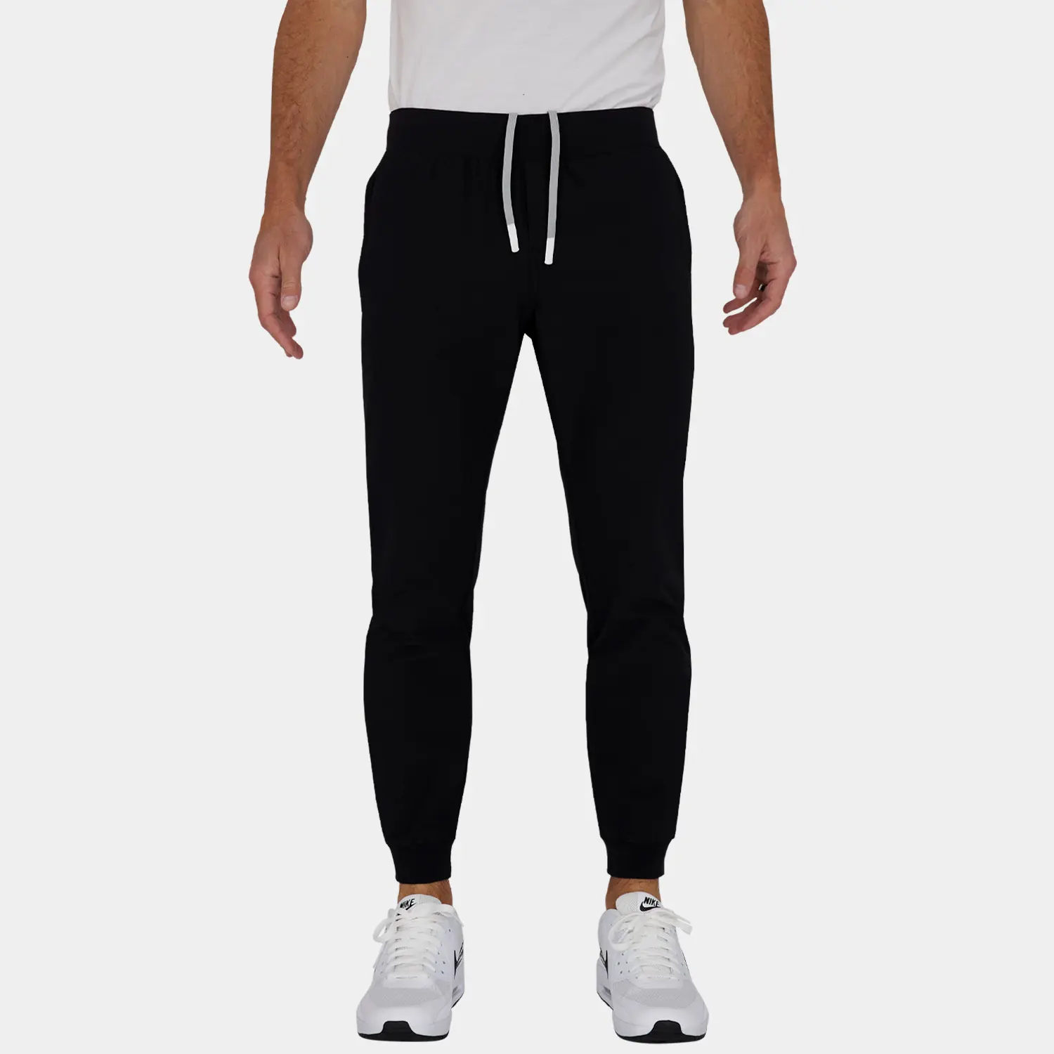 Range Mens Golf Jogger Pants II: Black