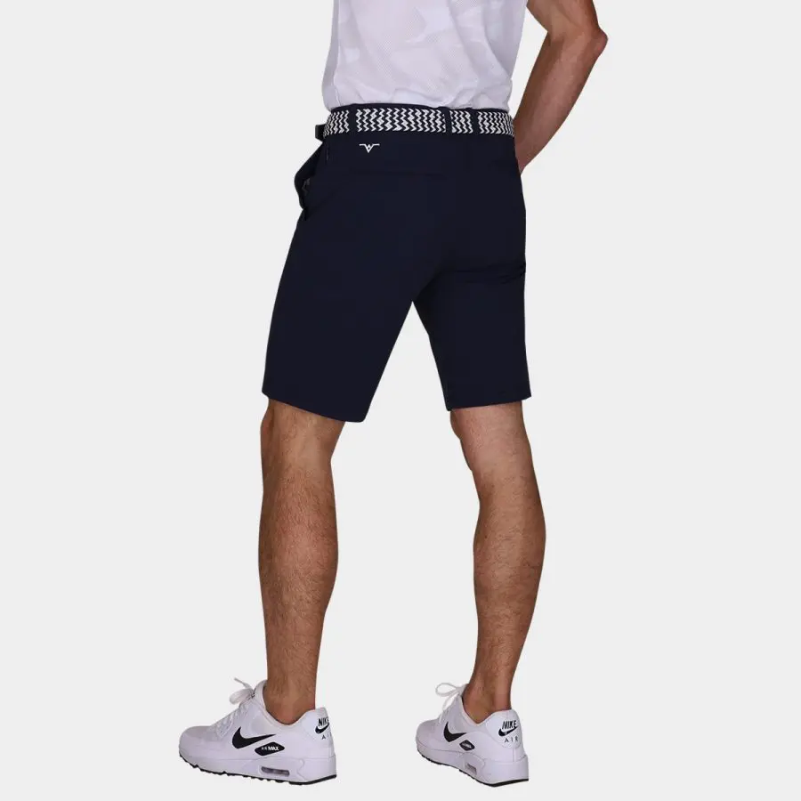Navy golf shorts mens online