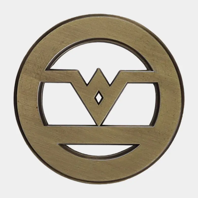 Avalon Die Cut Golf Ball Marker: Bronze - Back