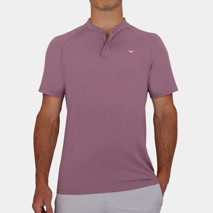 Avalon Performance Blade Golf Shirt: Burgundy