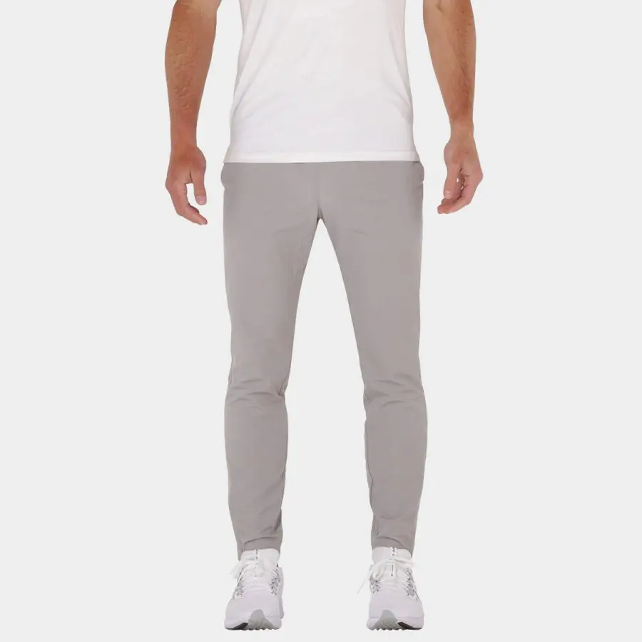 Avalon Range: Golf Jogger Pants in Light Gray 01