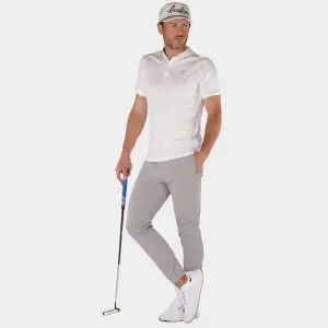 Avalon Range: Golf Jogger Pants in Light Gray 06