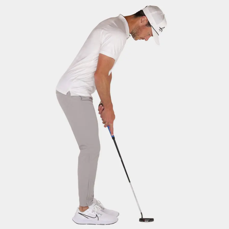 Avalon Range: Golf Jogger Pants in Light Gray 13