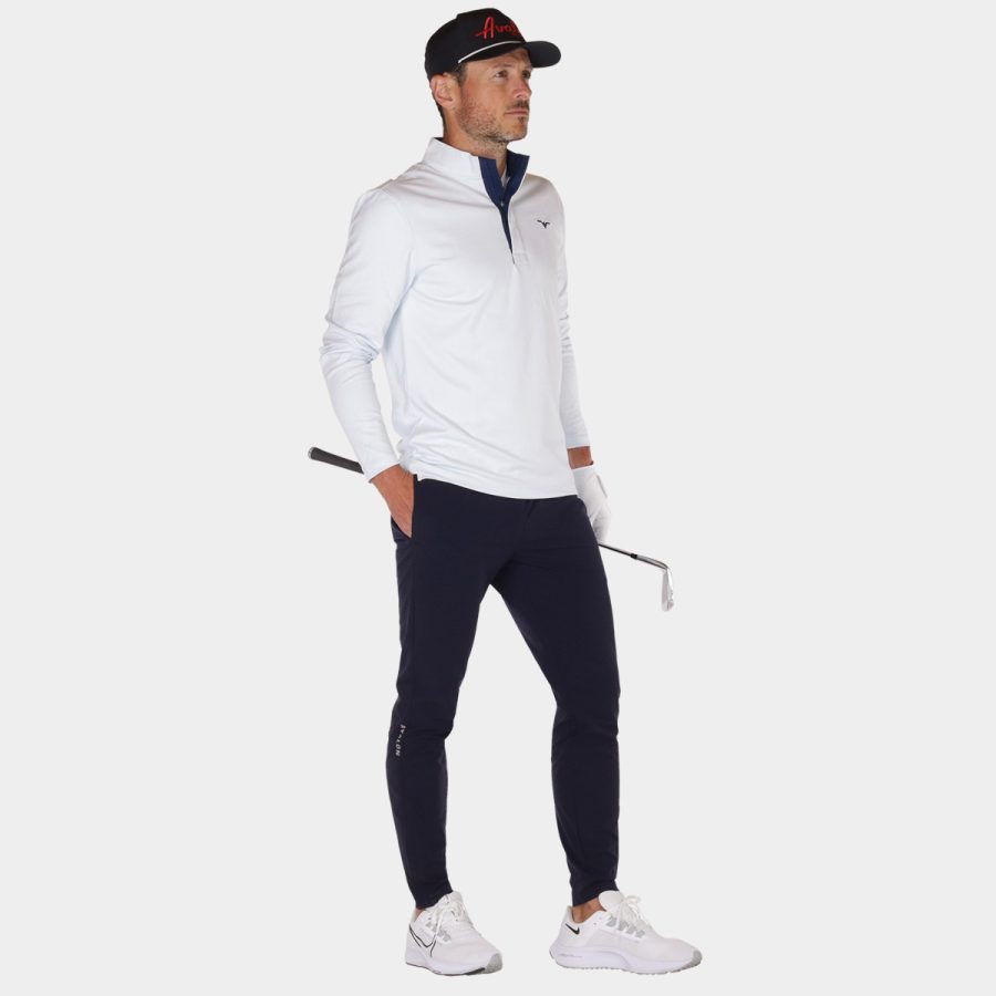Avalon Range: Men's Golf Jogger Pants in Navy Blue 07