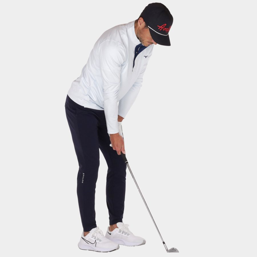 Avalon Range: Men's Golf Jogger Pants in Navy Blue 09