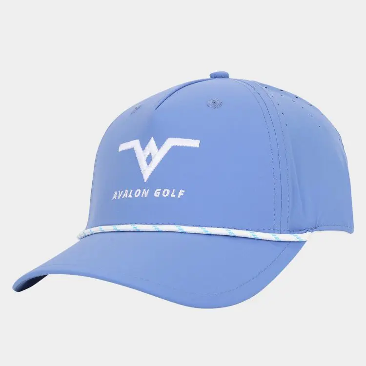 Avalon Tour Lite Golf Rope Hat: Blue