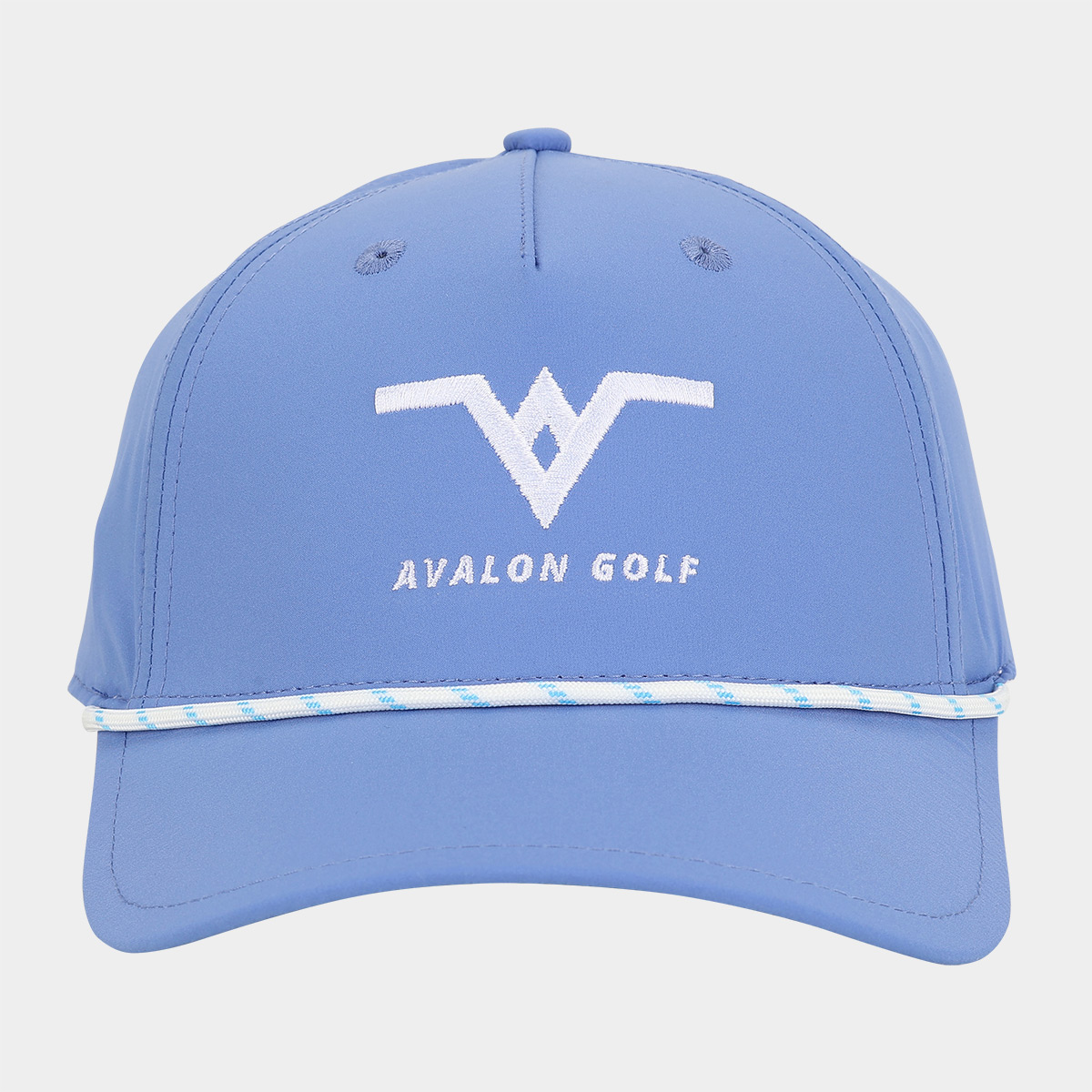 Avalon Tour Lite Golf Rope Hat: Blue - Front
