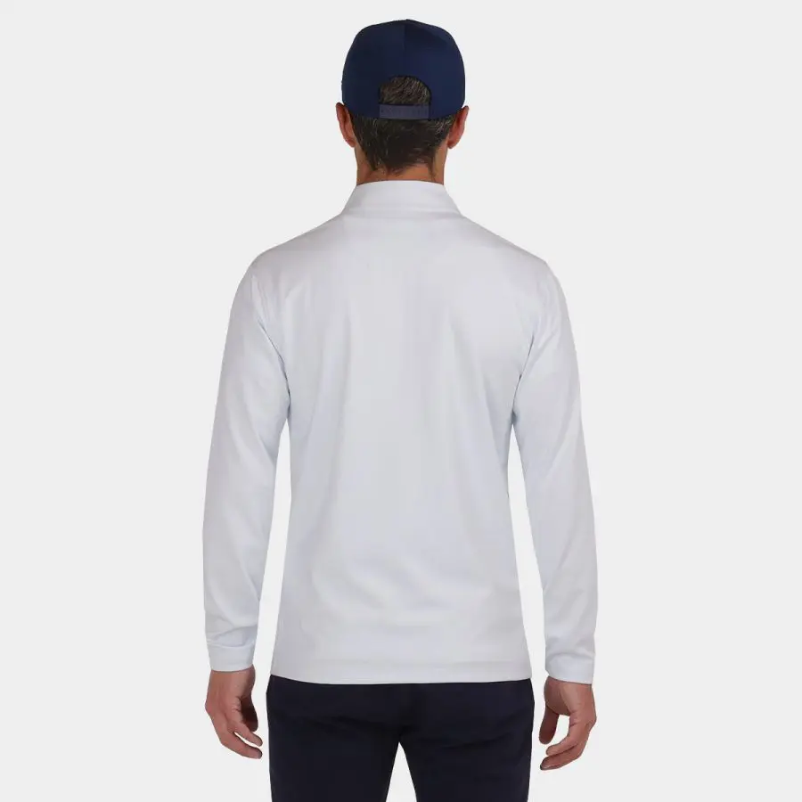 Avalon Tour Quarter Zip for Golf: Frost White 4