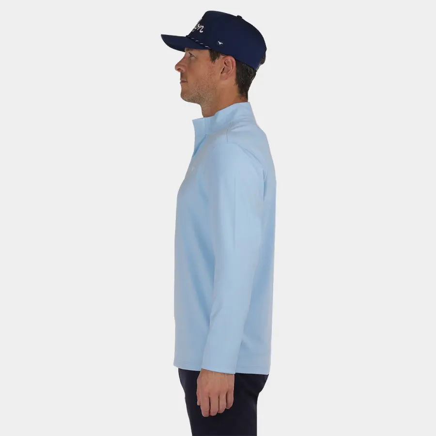Avalon Tour Quarter Zip for Golf: Sky Blue 3