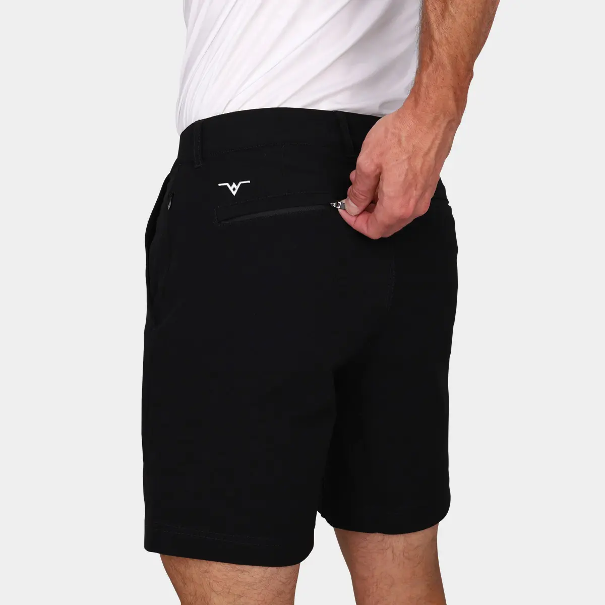 Shop our Men's Performance Golf Shorts with 7-Inch Inseam: Black