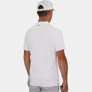 Blade Collar Golf Shirt for Men: White - 05