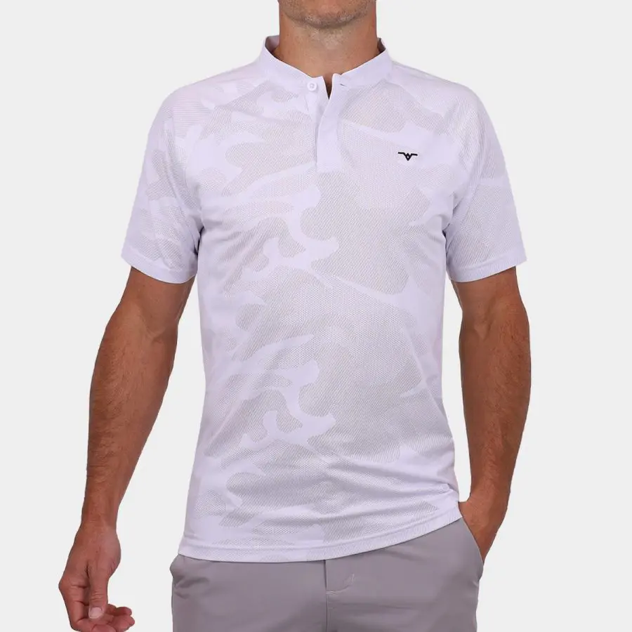 Blade Collar Golf Shirt - White