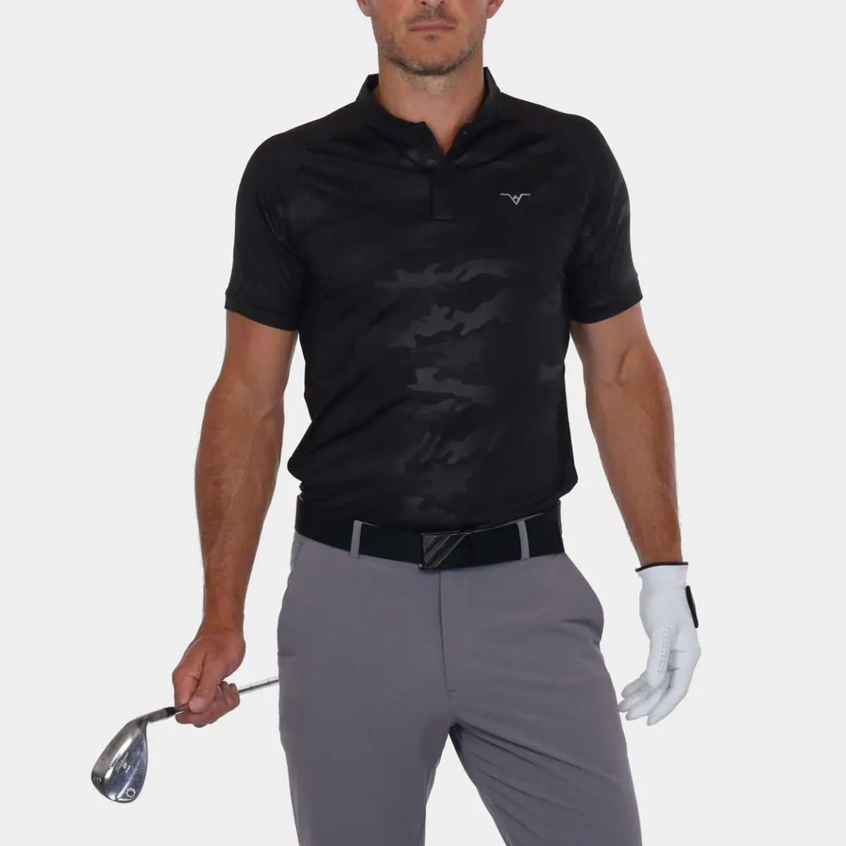 adidas blade collar golf shirt