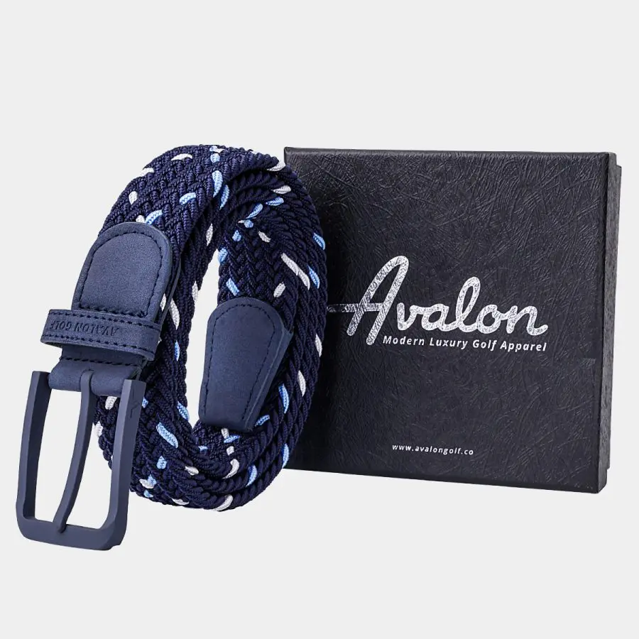 mens colored golf belts