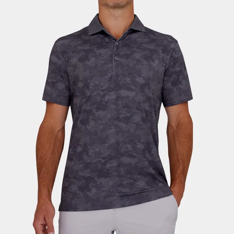 Camo Print Golf Polo
