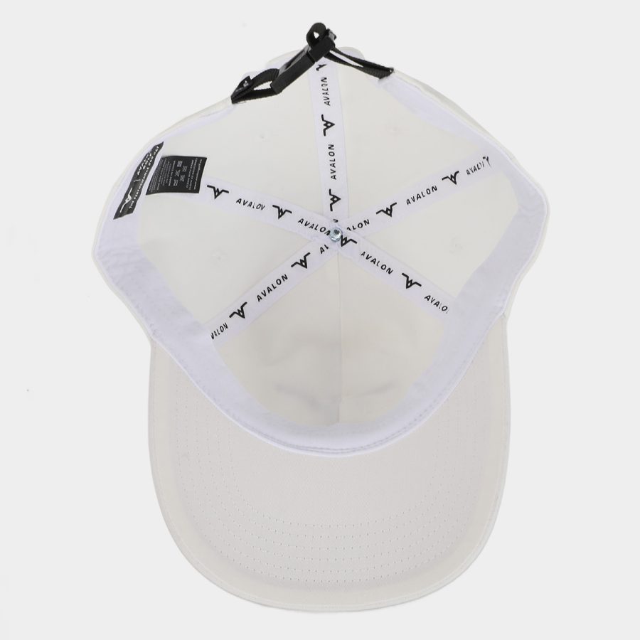 The Golf Dad Hat in White | Shop Avalon Performance Golf Hats