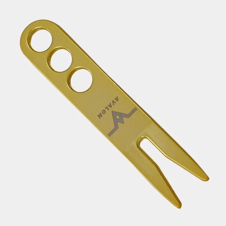 Golf Divot Tool: Gold (Pivot)