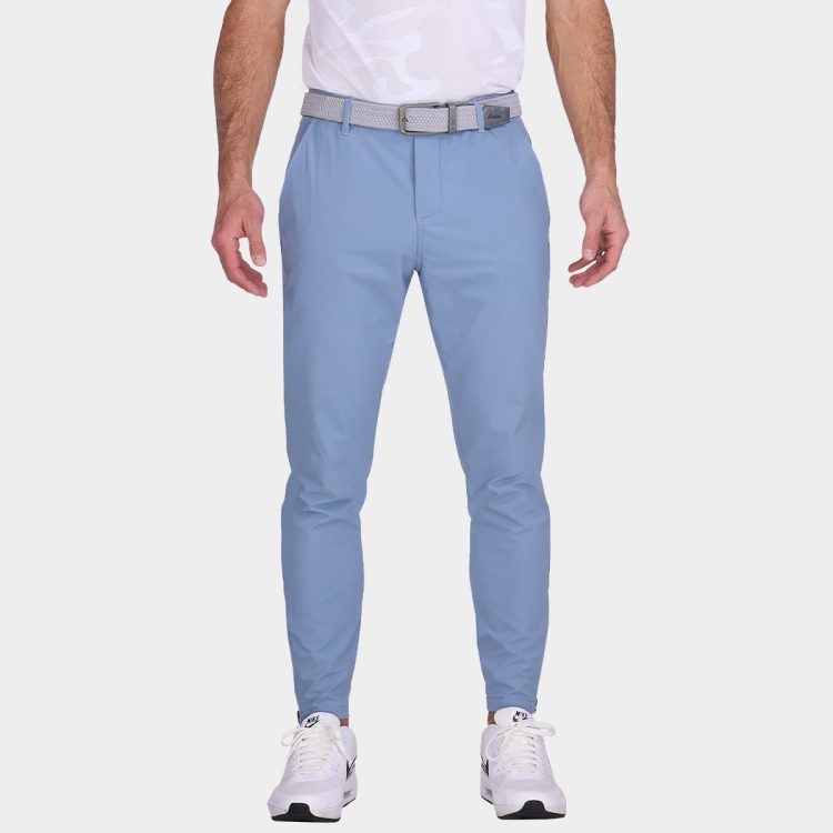 Golf Jogger Pants: Players Stone Blue - Front