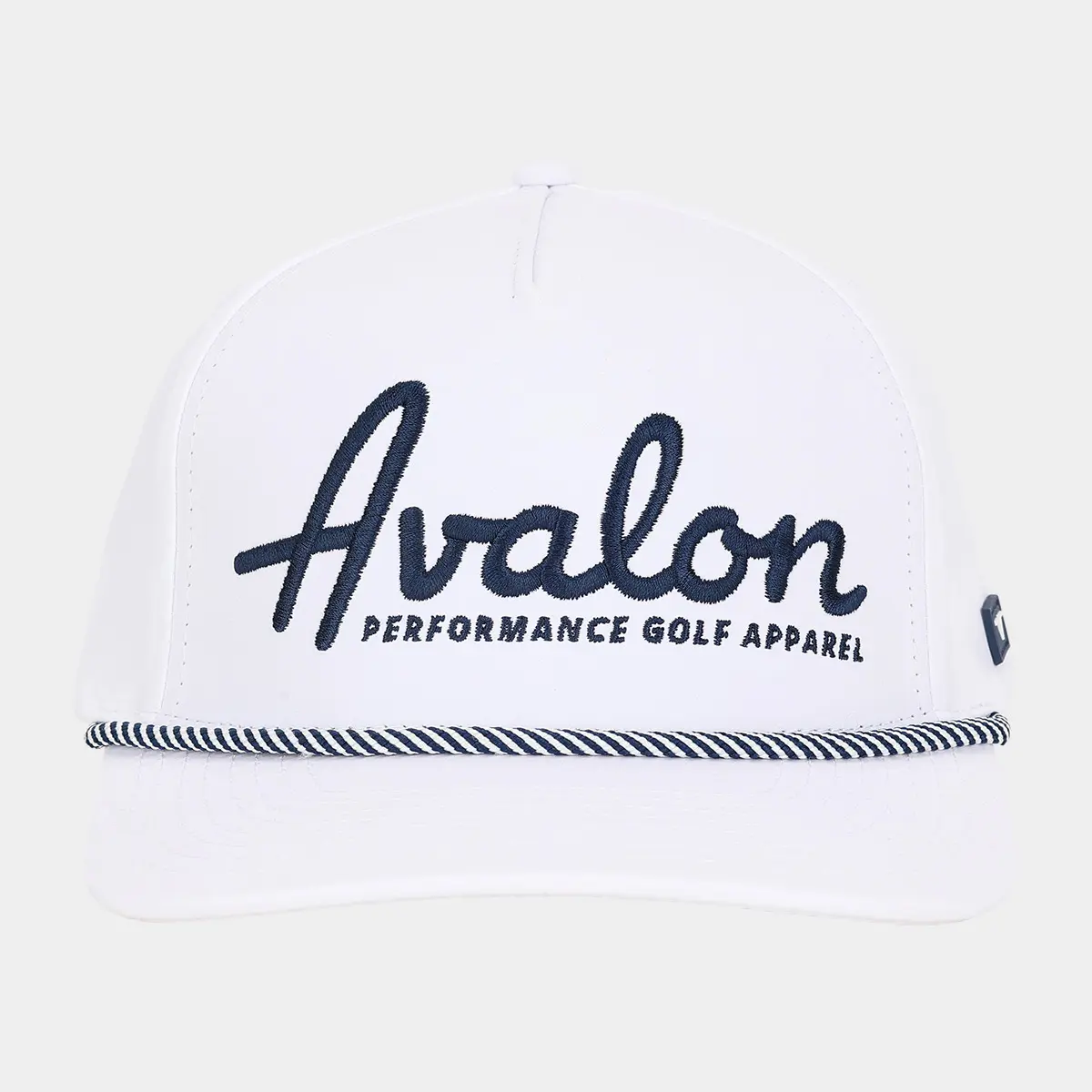 Golf Rope Hat: White & Navy Blue - Avalon Golf 02