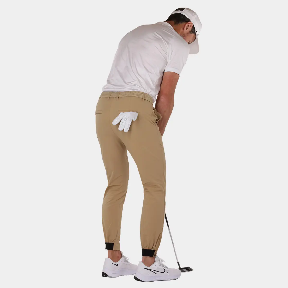 Tour Golf Jogger Pants Khaki  Shop Avalon Men's Golf Pants
