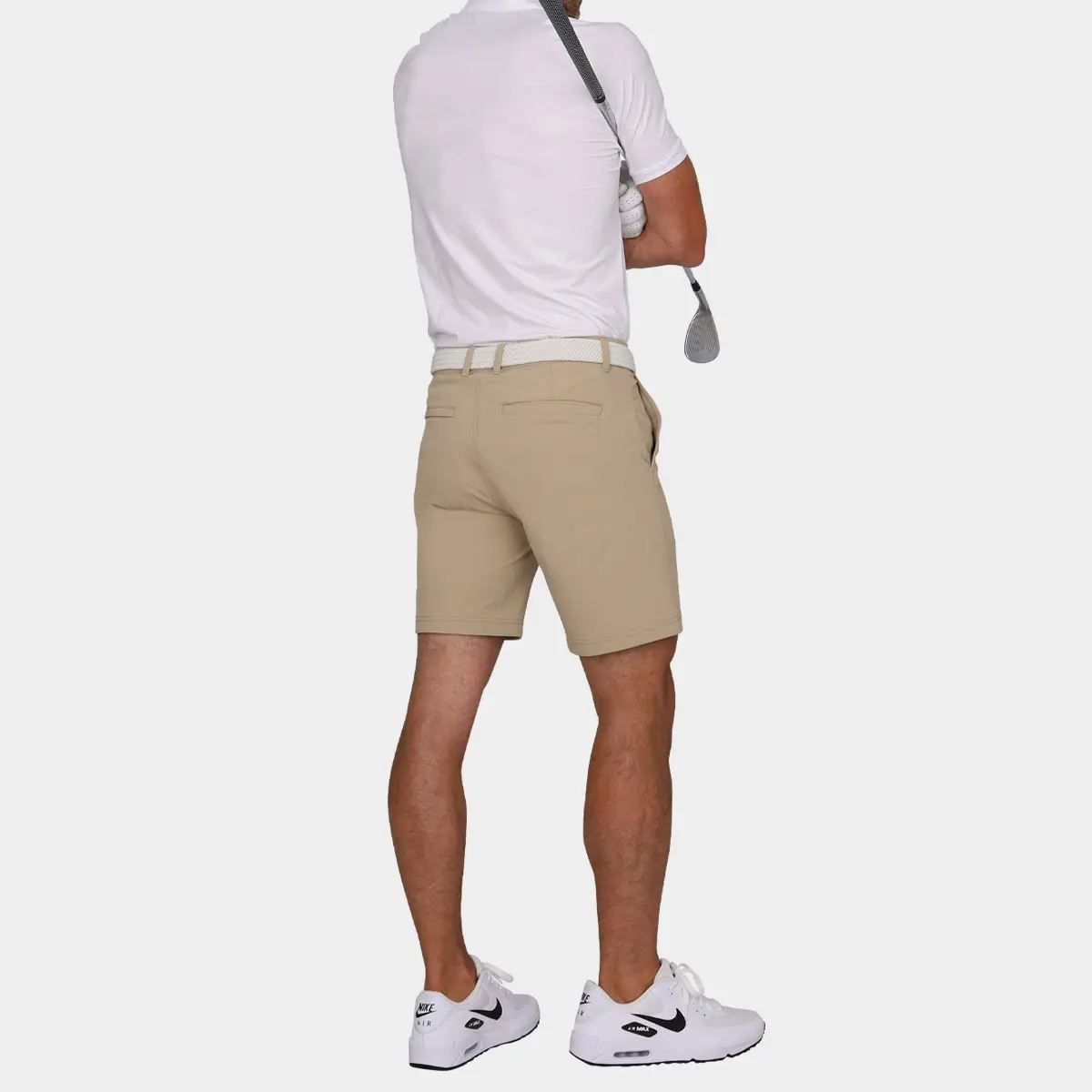 Men's 7 Inch Golf Shorts in Khaki | Avalon Performance Golf