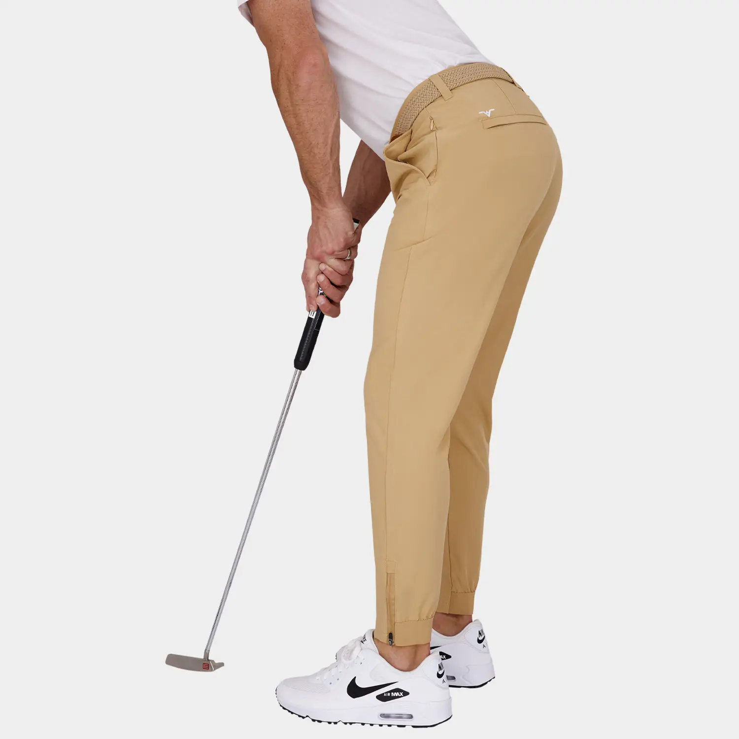 Khaki Performance Golf Joggers: 05