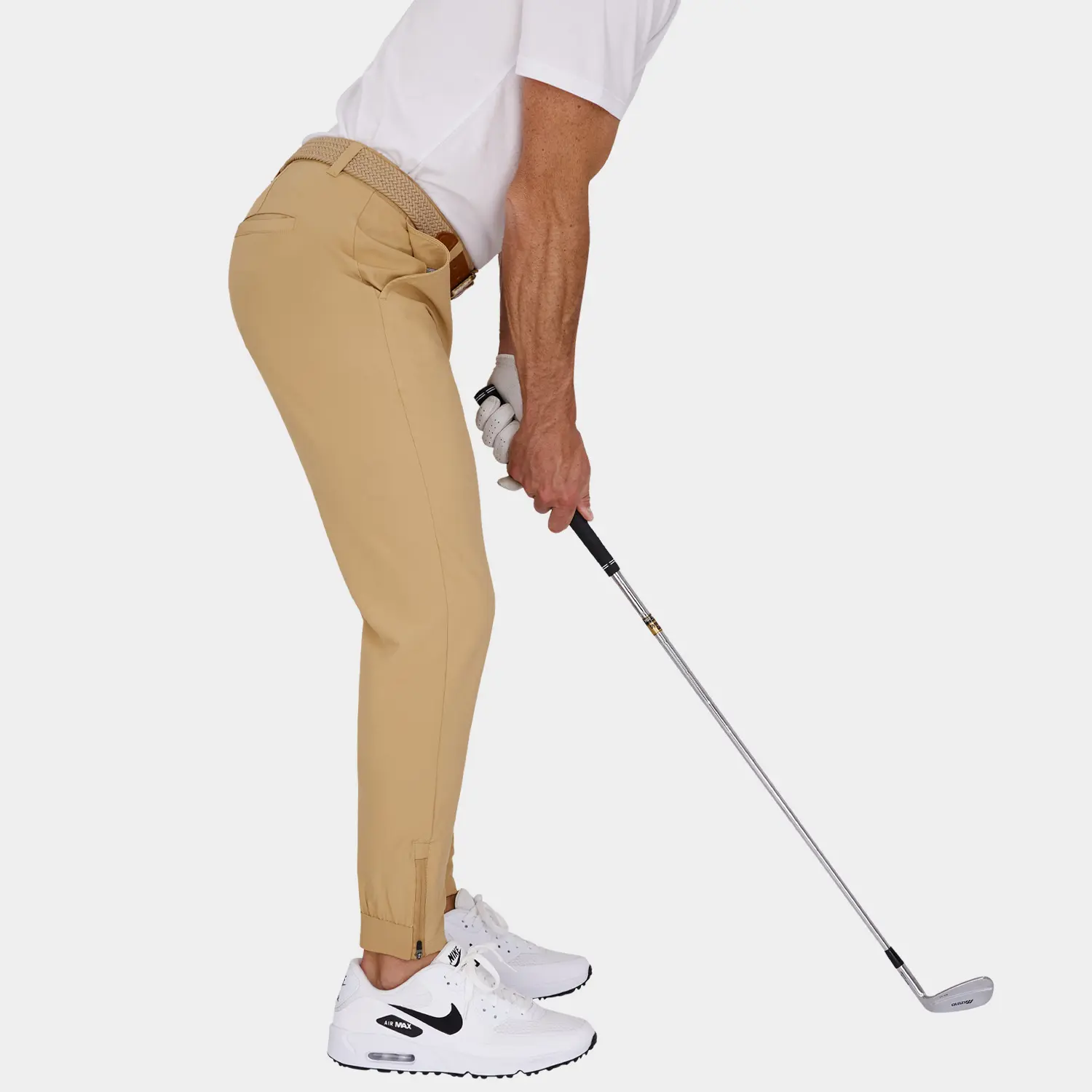 Khaki Performance Golf Joggers: 06