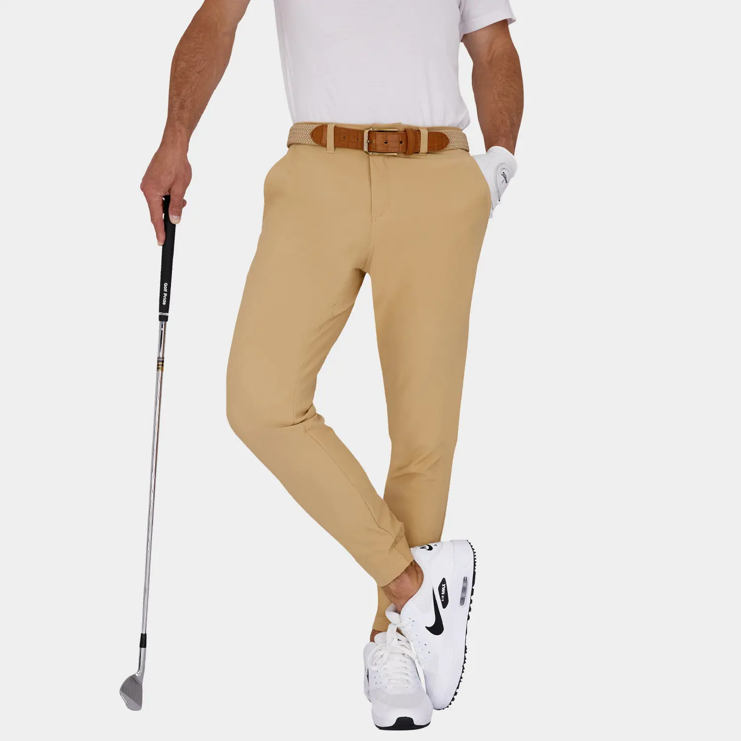 Khaki Performance Golf Joggers: 07