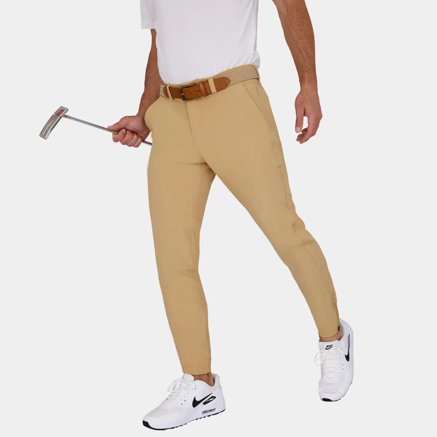 Khaki Performance Golf Joggers: 08