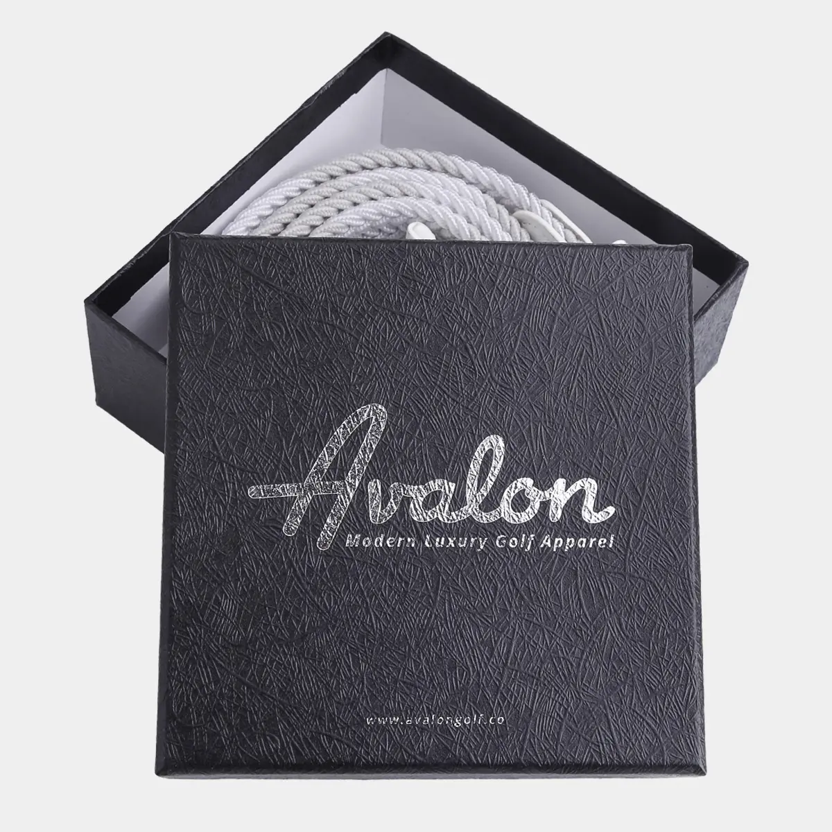 mens grey golf belt