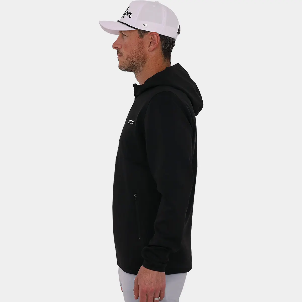 Mens Golf Hoodie - Black 04