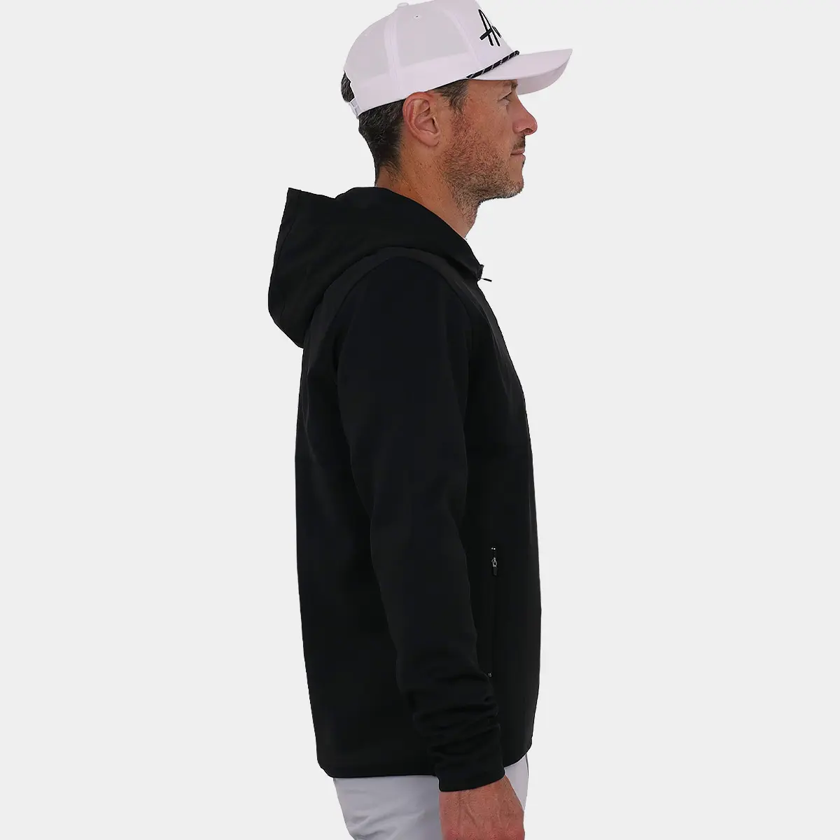 Mens Golf Hoodie - Black 05