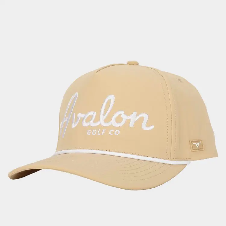 Men's Golf Rope Hat: Tan